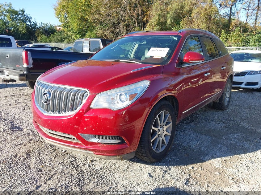 Vin: 5gakrbkd1ej200480, lot: 46714955, buick enclave leather 20142