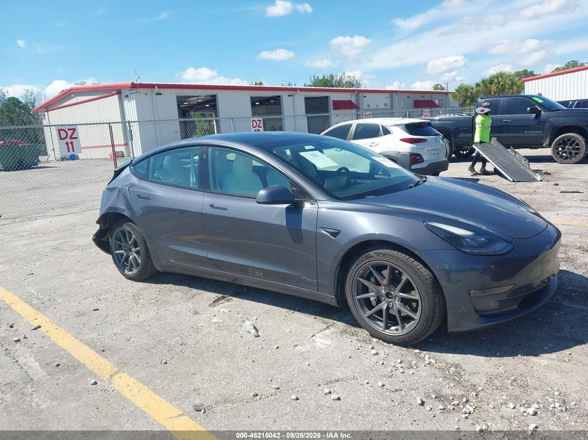 Vin: 5yj3e1ebxnf103448, lot: 46714965, tesla model 3 long range 2022 img_1