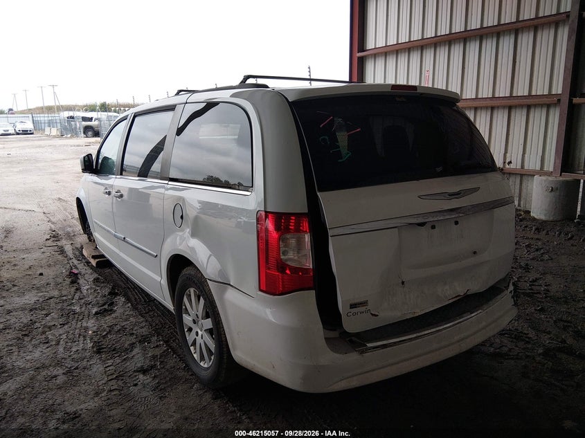 Vin: 2c4rc1bg3gr294489, lot: 46714980, chrysler town & country touring 20163