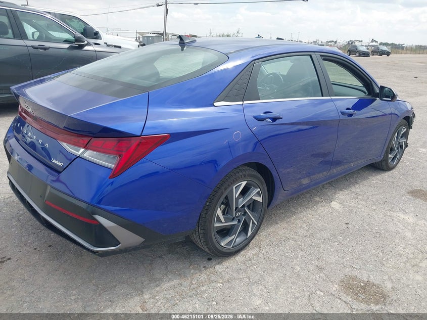 Vin: kmhlp4dg7ru777039, lot: 46715024, hyundai elantra limited 20244
