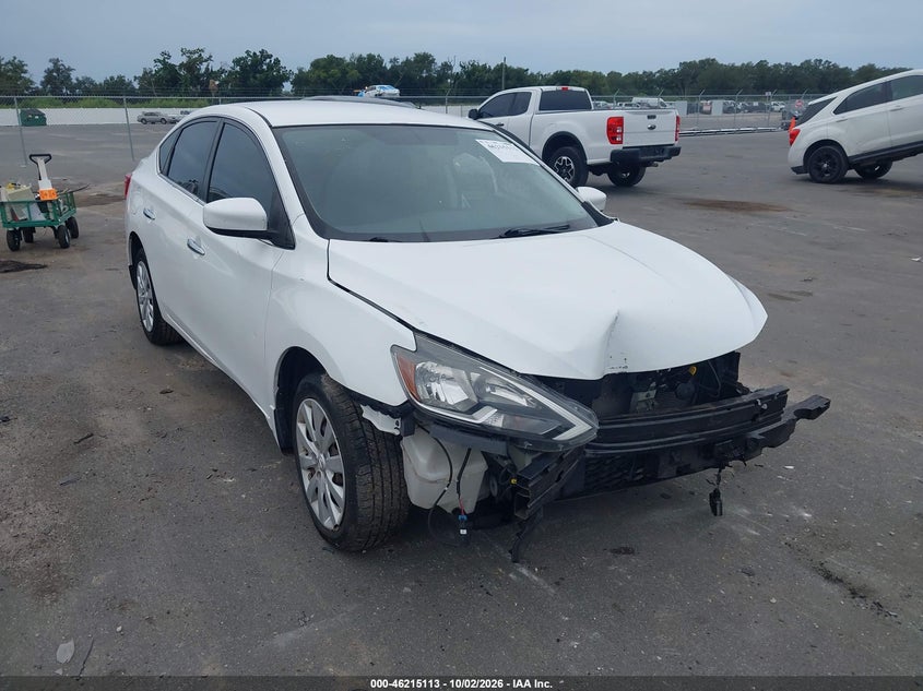Vin: 3n1ab7ap3ky252078, lot: 46715036, nissan sentra s 20191