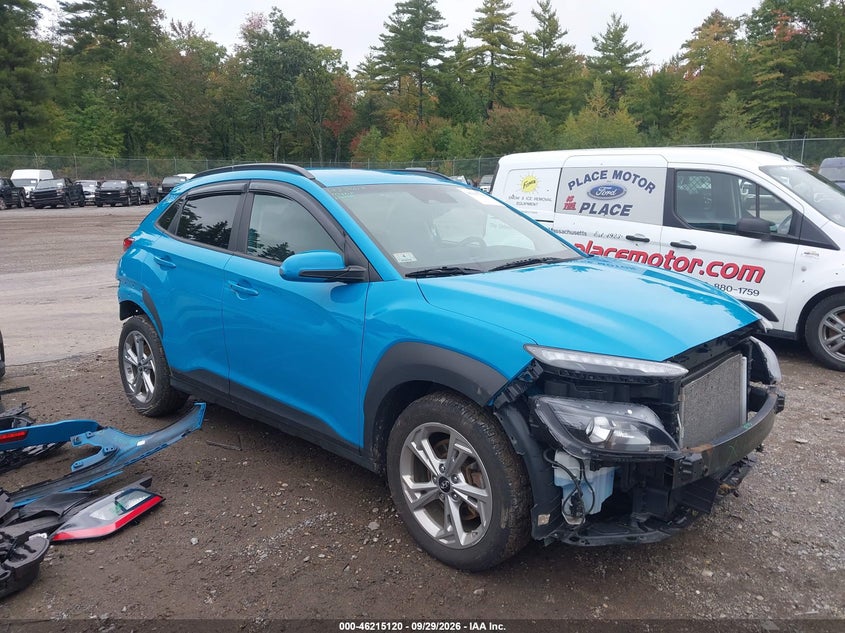 Vin: km8k6cab1nu762919, lot: 46715043, hyundai kona sel 20221