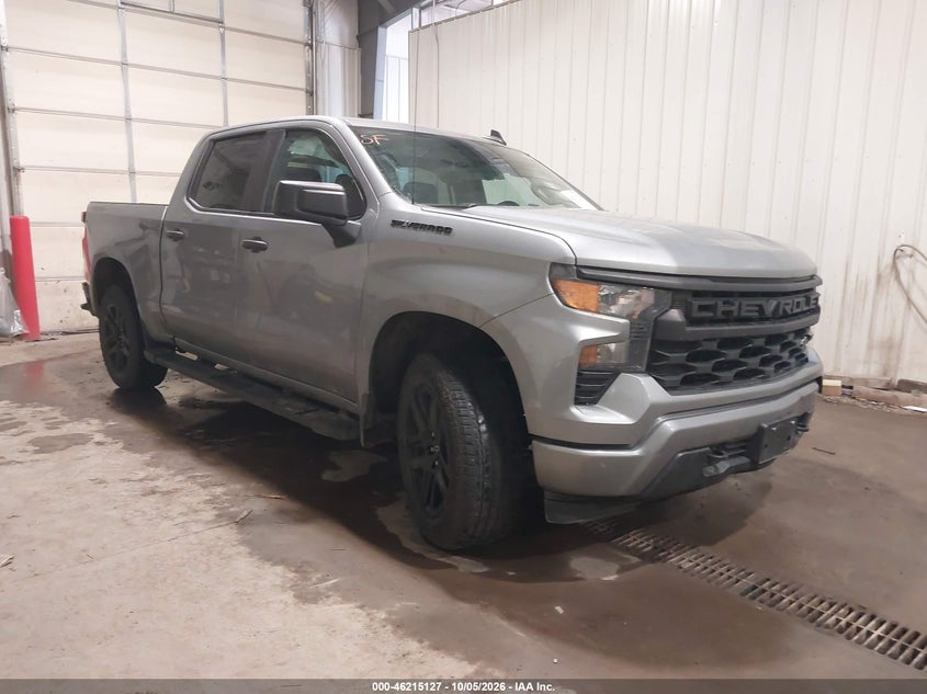 Vin: 3gcpdbek9pg267846, lot: 46715050, chevrolet silverado 1500 4wd  short bed custom 20231