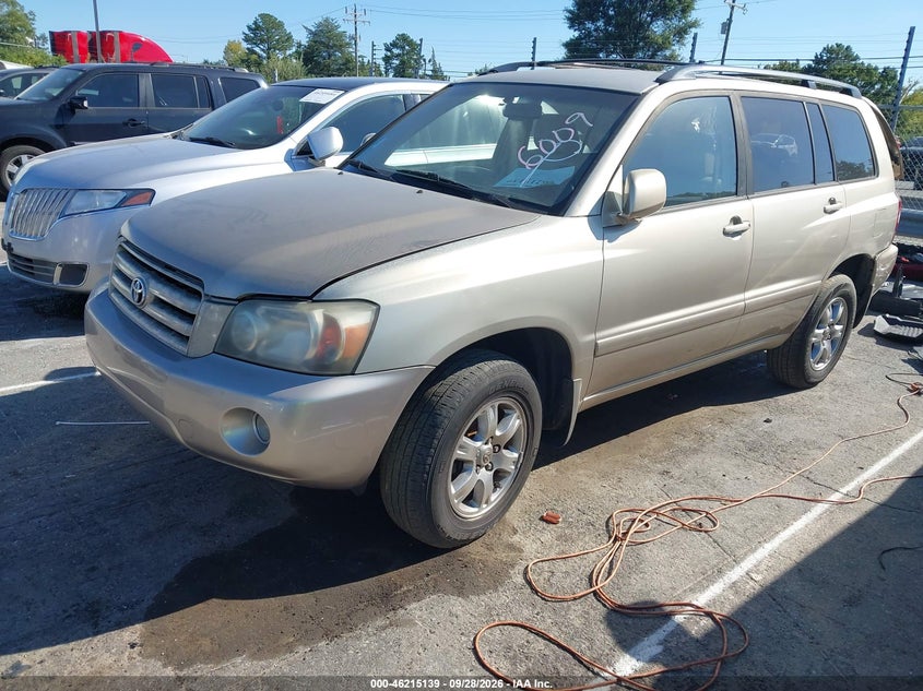 2005 Toyota Highlander V6, Удар сзади, IAAI, VIN JTEEP21A650136009 — фото 2