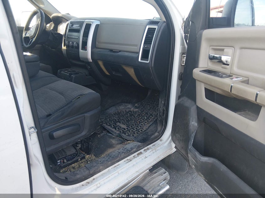 RAM 2500 2012 VIN 3C6TD4DT0CG114178