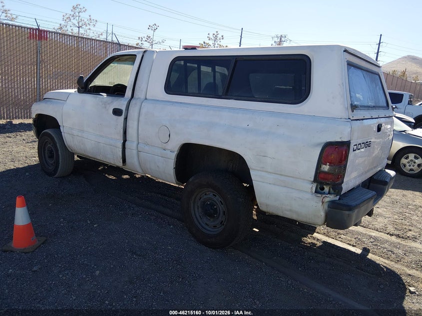 DODGE RAM 1500 1996 VIN 1B7HF16Y0TJ173780