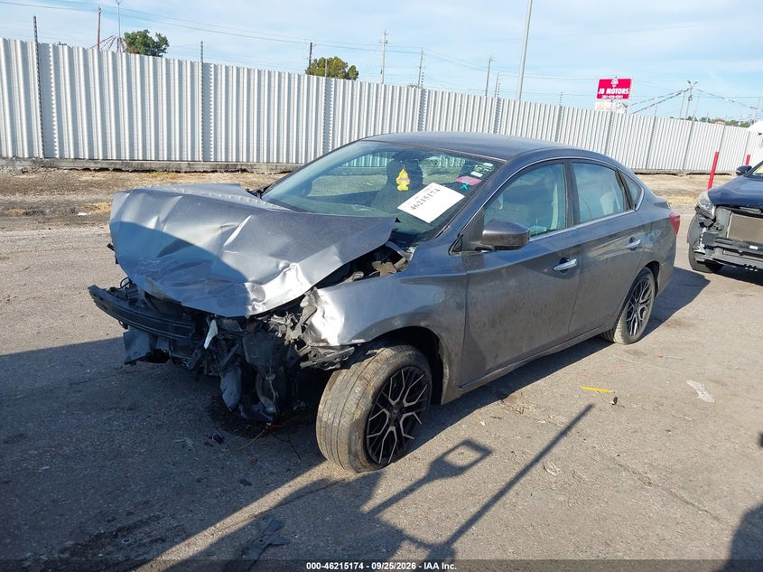 2017 Nissan Sentra, Удар спереду, IAAI, VIN 3N1AB7AP1HY254405 — фото 2