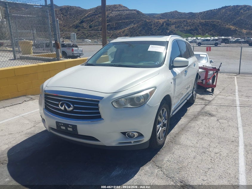 Vin: 5n1al0mn6ec545591, lot: 46715105, infiniti qx60 20142