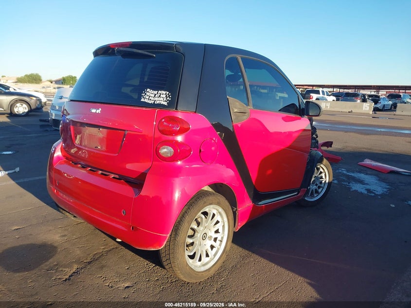 Vin: wmeej3ba0ck550464, lot: 46715112, smart fortwo passion 20124