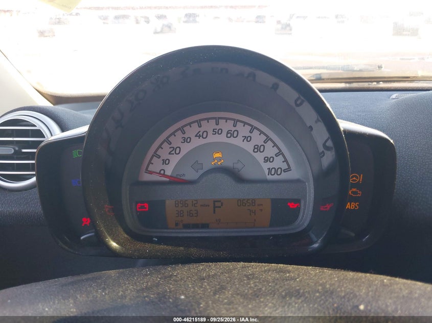 SMART FORTWO 2012 VIN WMEEJ3BA0CK550464
