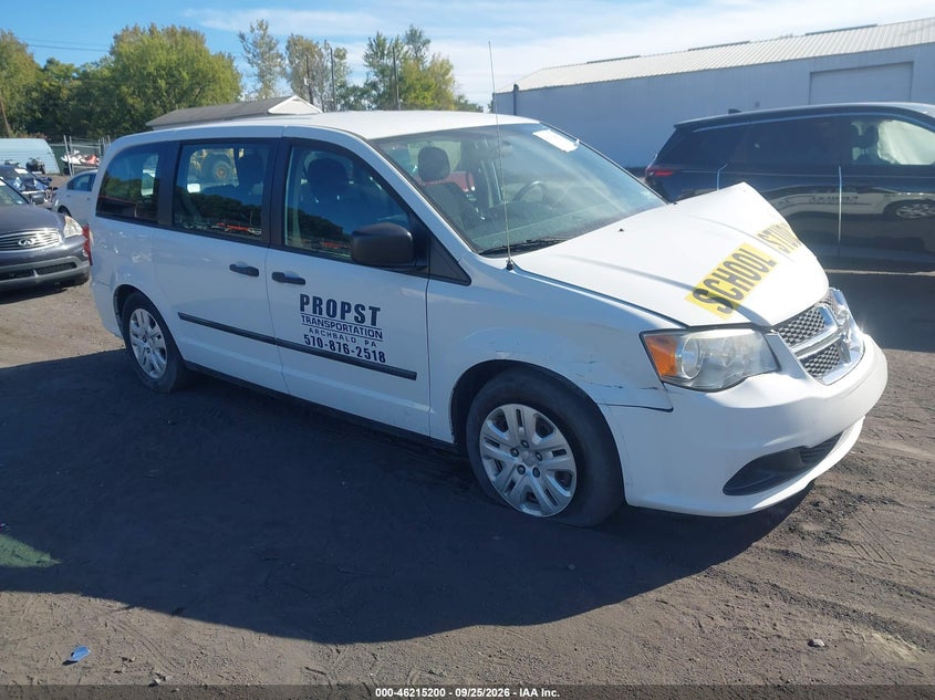 Vin: 2c4rdgbg2er463320, lot: 46715123, dodge grand caravan american value pkg 2014 img_1
