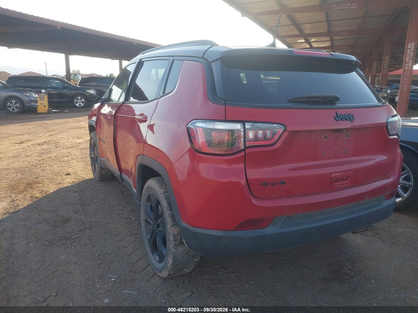 Vin: 3c4njdbb9jt394434, lot: 46715126, jeep compass altitude 4x4 20183