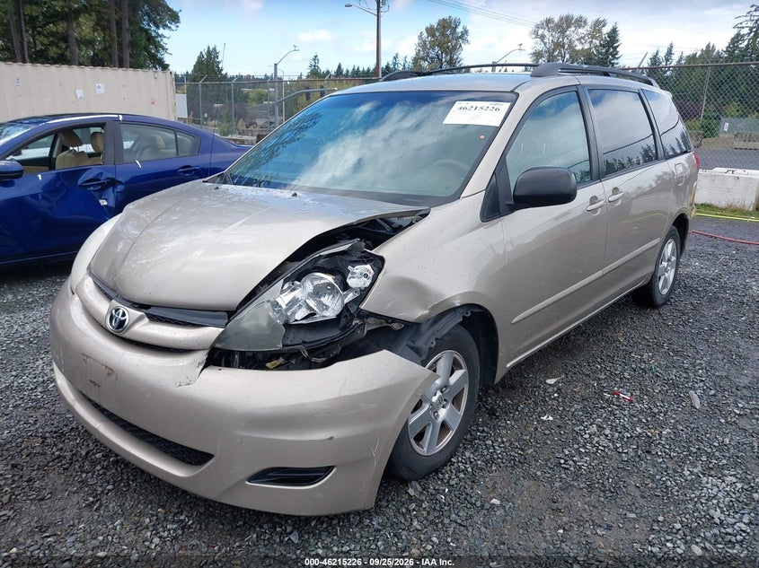 2008 Toyota Sienna, Удар спереду, IAAI, VIN 5TDZK23C08S219228 — фото 2