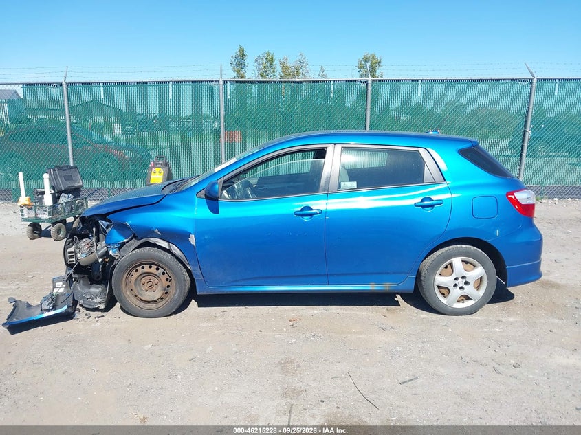 TOYOTA MATRIX 2009 VIN 2T1LE40E69C010844