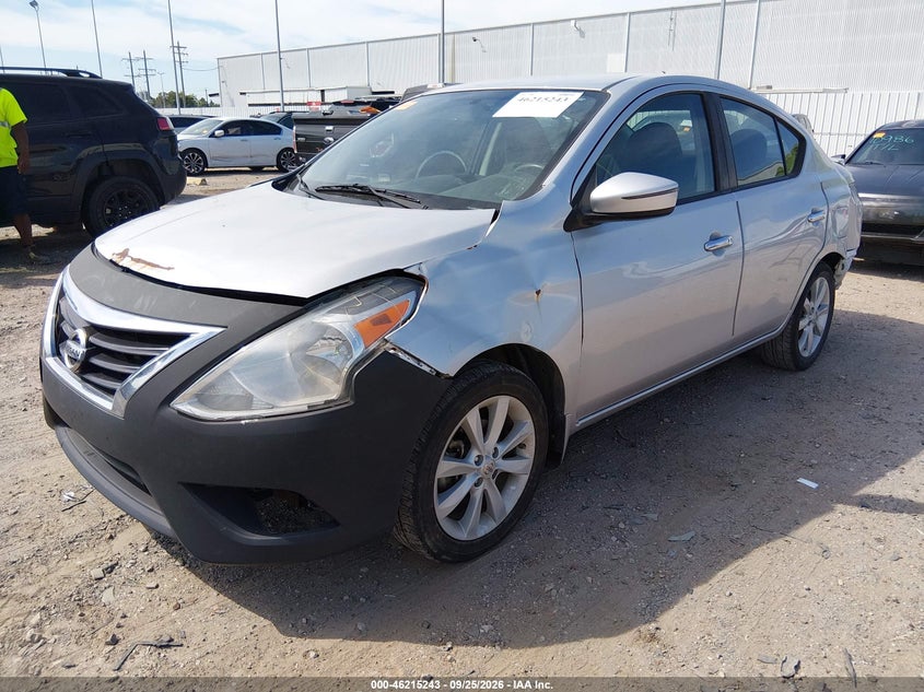 2016 Nissan Versa, Удар ззаду, IAAI, VIN 3N1CN7AP2GL889872 — фото 2