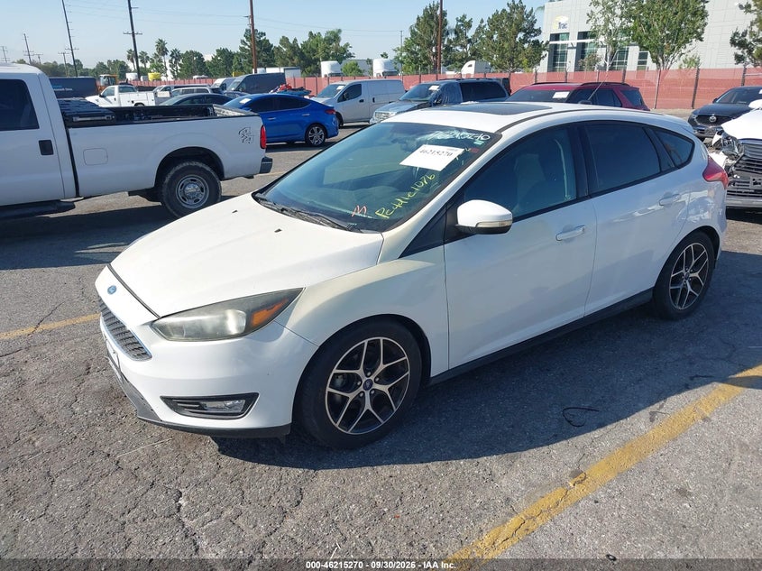 Vin: 1fadp3m28jl241076, lot: 46715193, ford focus sel 20182