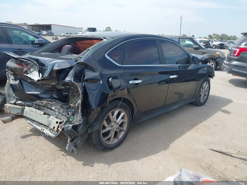 Vin: 3n1ab7apxdl624645, lot: 46715225, nissan sentra sr 20134