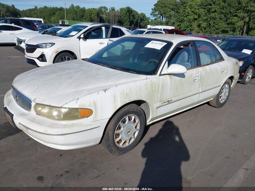 2000 Buick Century, Звичайний знос, IAAI, VIN 2G4WS52J3Y1333764 — фото 2