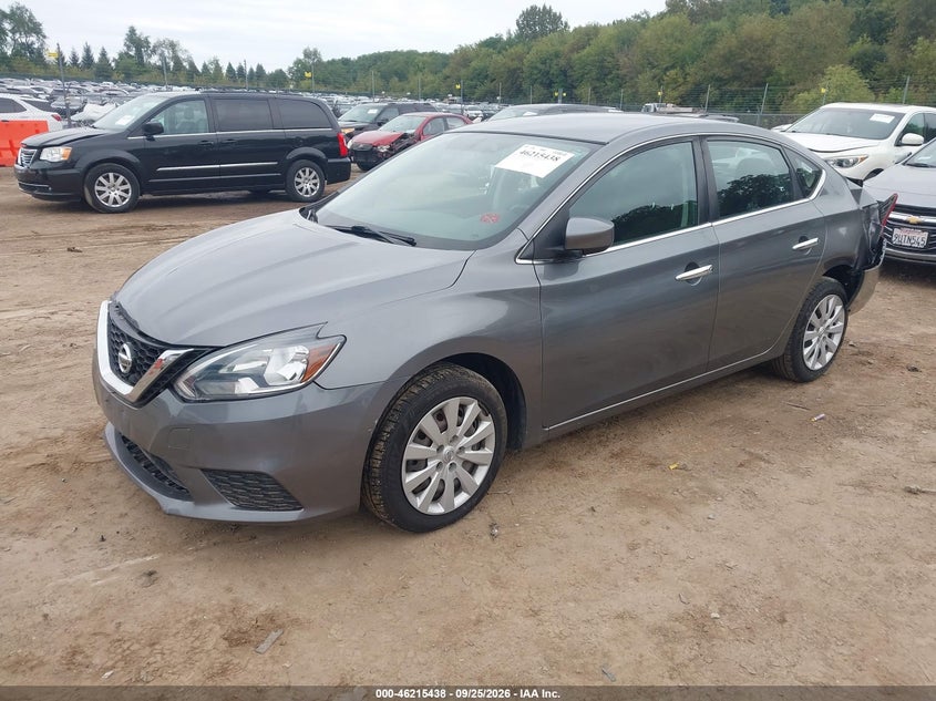 Vin: 3n1ab7ap0jy310436, lot: 46715360, nissan sentra s 20182