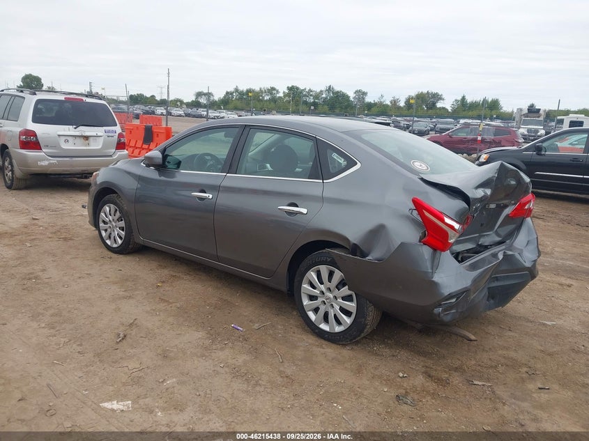 Vin: 3n1ab7ap0jy310436, lot: 46715360, nissan sentra s 20183