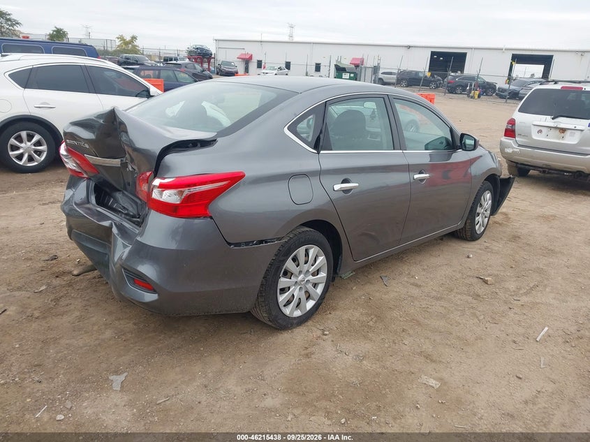 Vin: 3n1ab7ap0jy310436, lot: 46715360, nissan sentra s 20184
