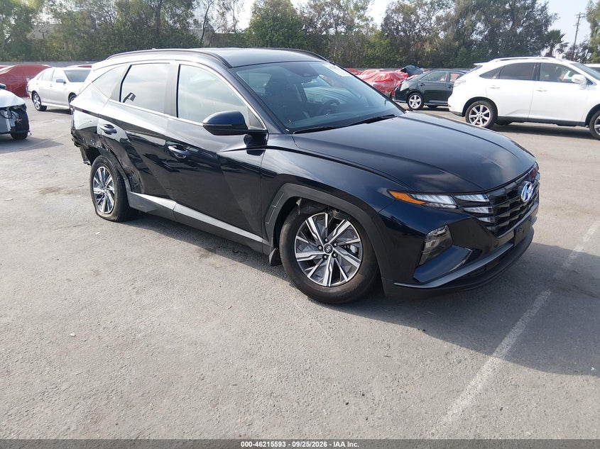 Vin: km8jbca18nu078559, lot: 46715516, hyundai tucson hybrid blue 2022 img_1