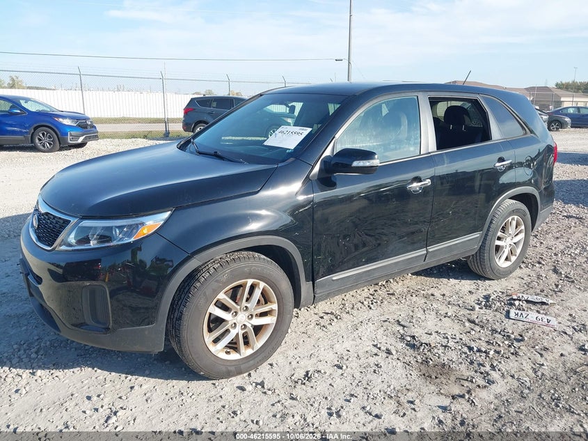 Vin: 5xykt3a61fg650575, lot: 46715519, kia sorento lx 20152