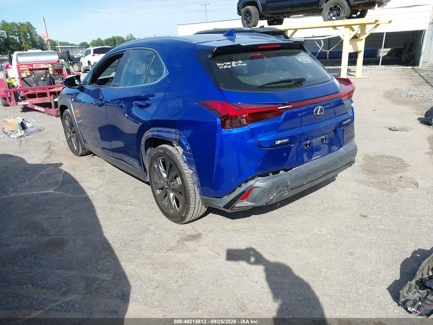 LEXUS UX 250H 2021 VIN JTHR9JBHXM2052623