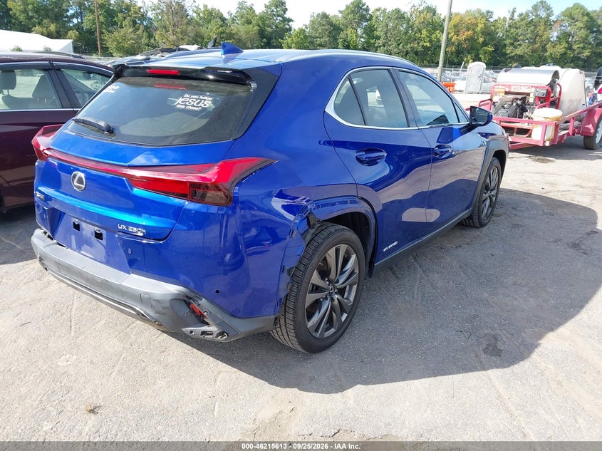LEXUS UX 250H 2021 VIN JTHR9JBHXM2052623