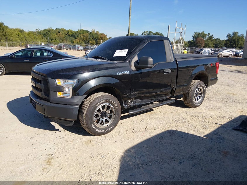 2015 Ford F-150 Xl, Левый бок, IAAI, VIN 1FTMF1E81FFA11955 — фото 2