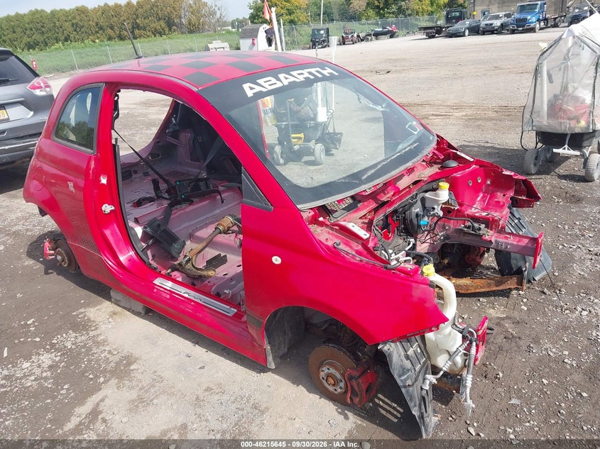Vin: 3c3cfffh6dt627682, lot: 46715569, fiat 500 abarth 20131
