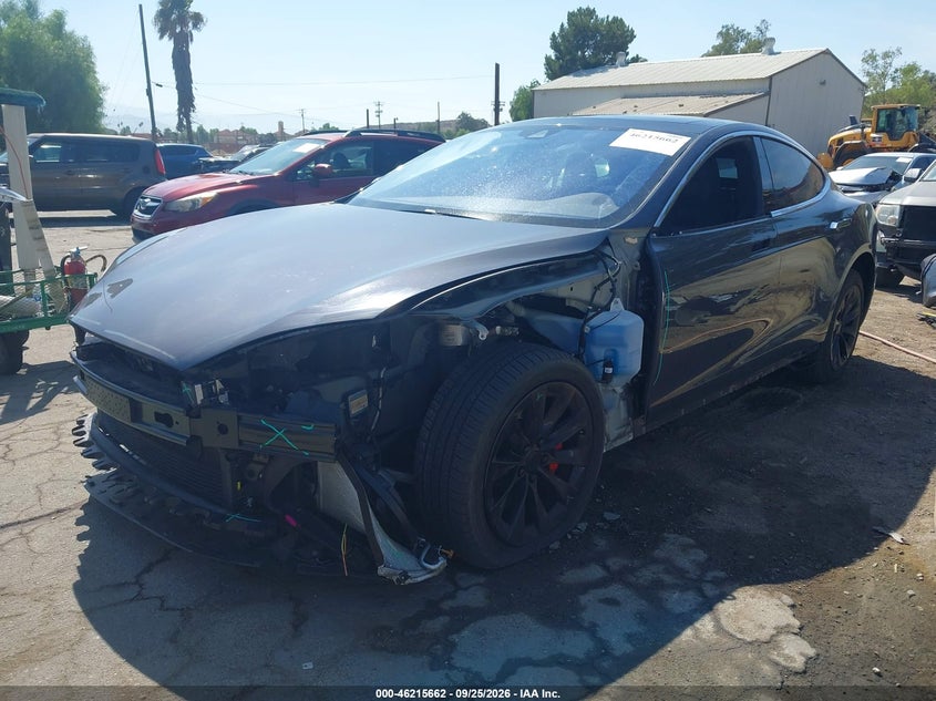 Vin: 5yjsa1e43gf142815, lot: 46715585, tesla model s 90d/p100d/p85d/p90d 20162