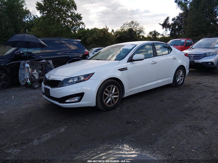 Vin: knagm4a70d5385197, lot: 46715593, kia optima lx 20132
