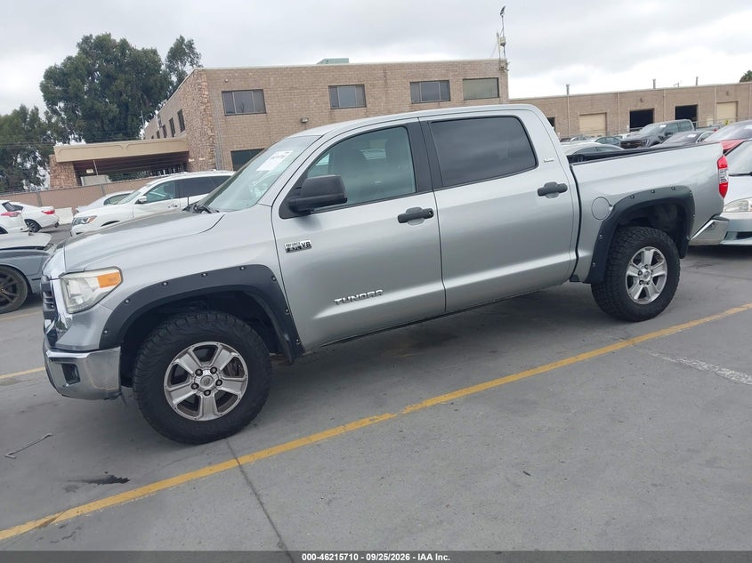 2014 Toyota Tundra Sr5 5.7L V8, Left Rear, IAAI, VIN 5TFDY5F15EX387148 — photo 2