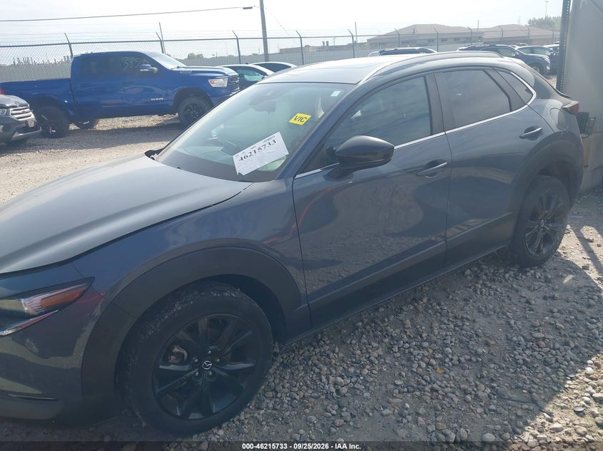 Vin: 3mvdmbcl8nm405775, lot: 46715656, mazda cx-30 carbon edition 20222