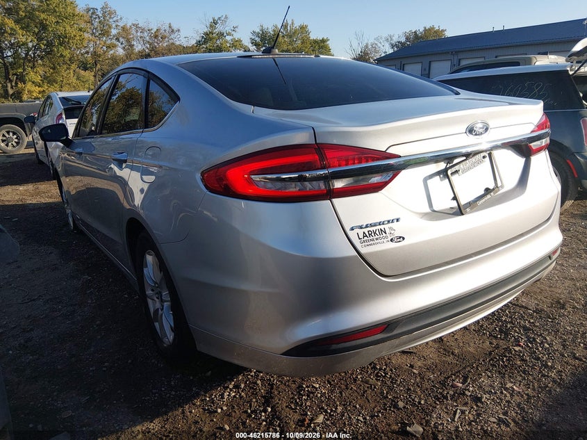 Vin: 3fa6p0g7xhr365165, lot: 46715709, ford fusion s 20173