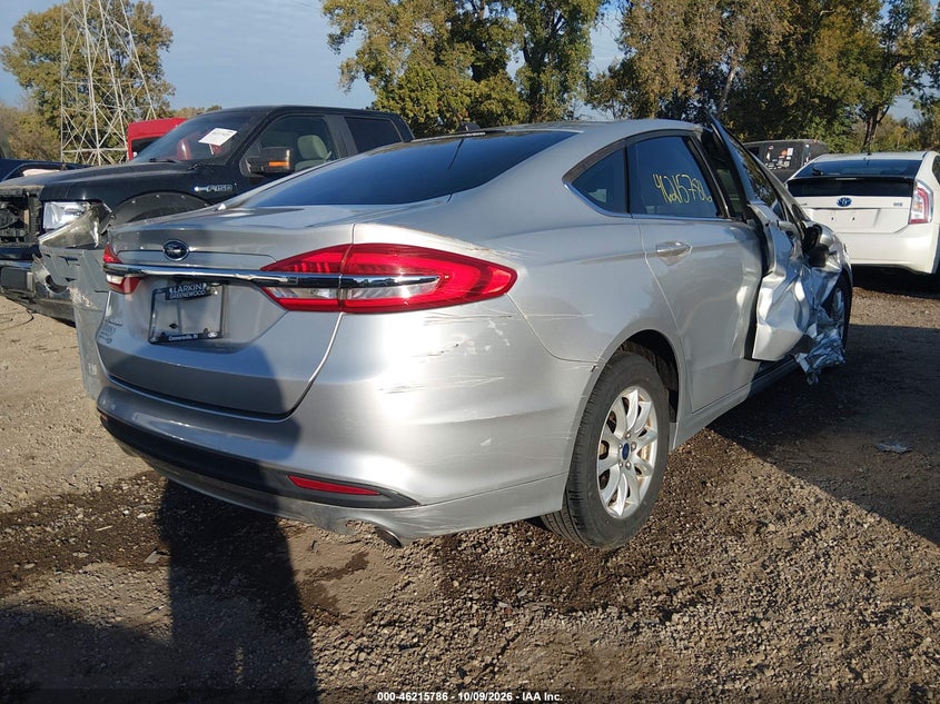 Vin: 3fa6p0g7xhr365165, lot: 46715709, ford fusion s 20174