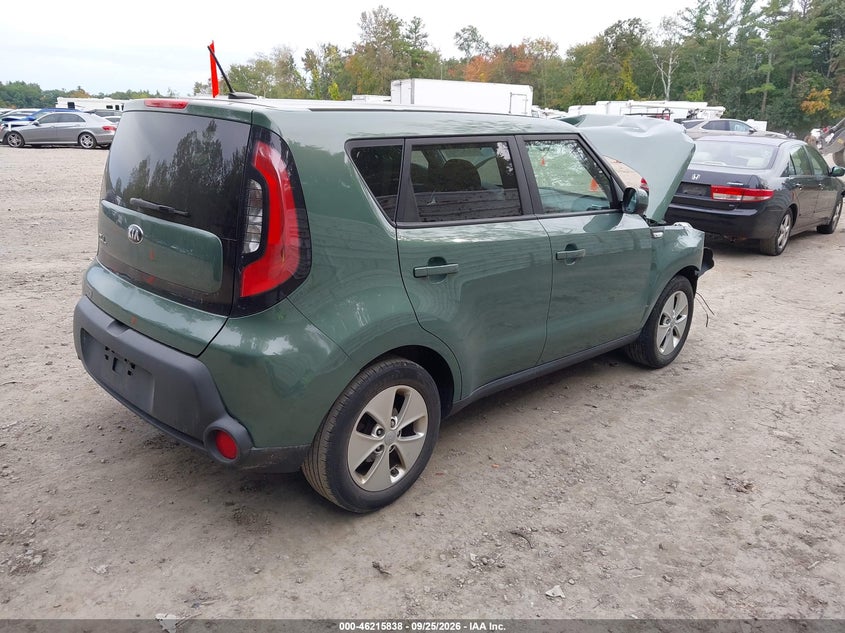 Vin: kndjn2a26e7011052, lot: 46715761, kia soul 20144