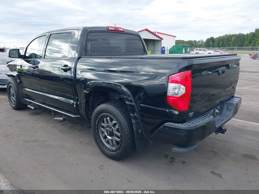 Vin: 5tfay5f15kx790500, lot: 46715775, toyota tundra platinum 5.7l v8 20193