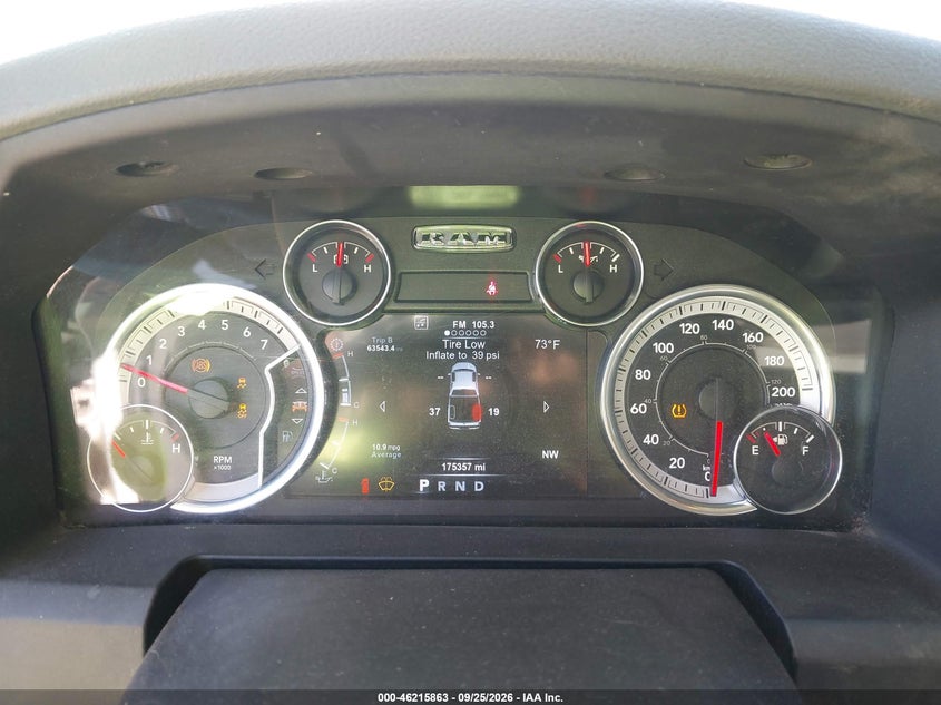 RAM 1500 2015 VIN 1C6RR7GT5FS783827