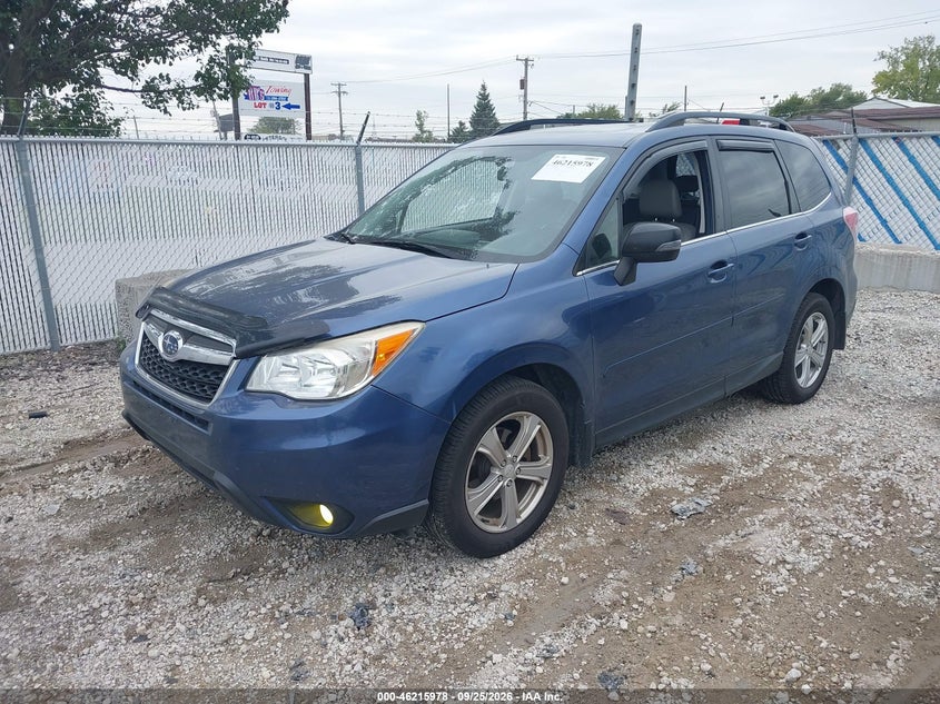 Vin: jf2sjamc3eh483641, lot: 46715901, subaru forester 2.5i touring 20142
