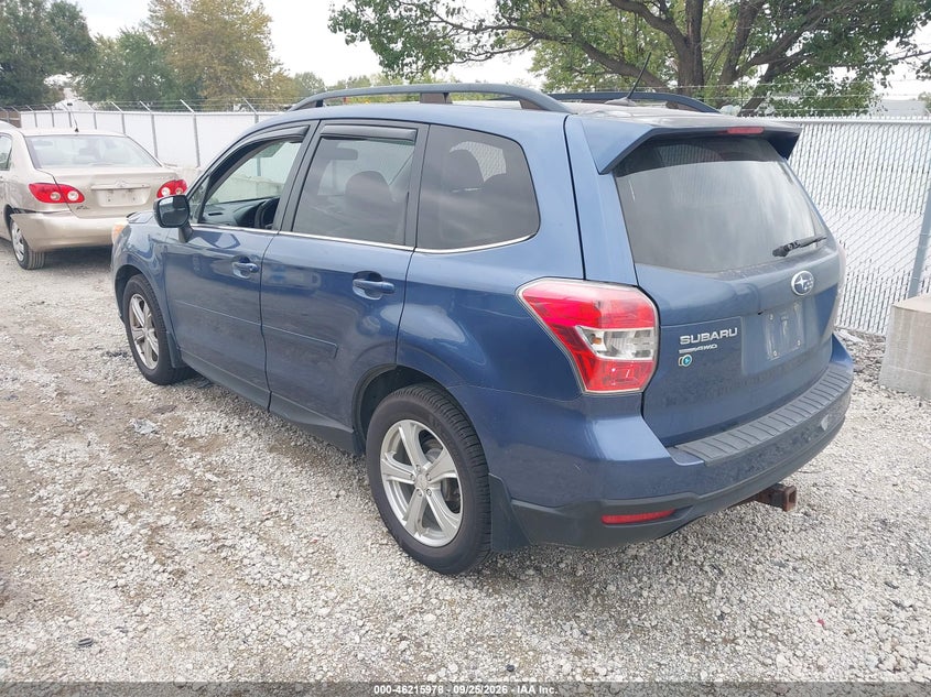 Vin: jf2sjamc3eh483641, lot: 46715901, subaru forester 2.5i touring 20143