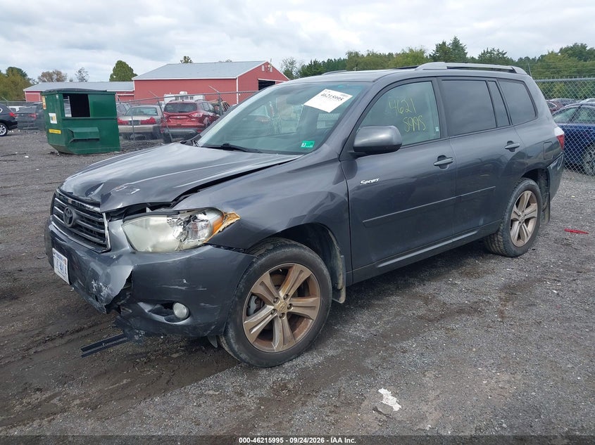 Vin: 5tdek3eh7as003914, lot: 46715918, toyota highlander sport v6 20102