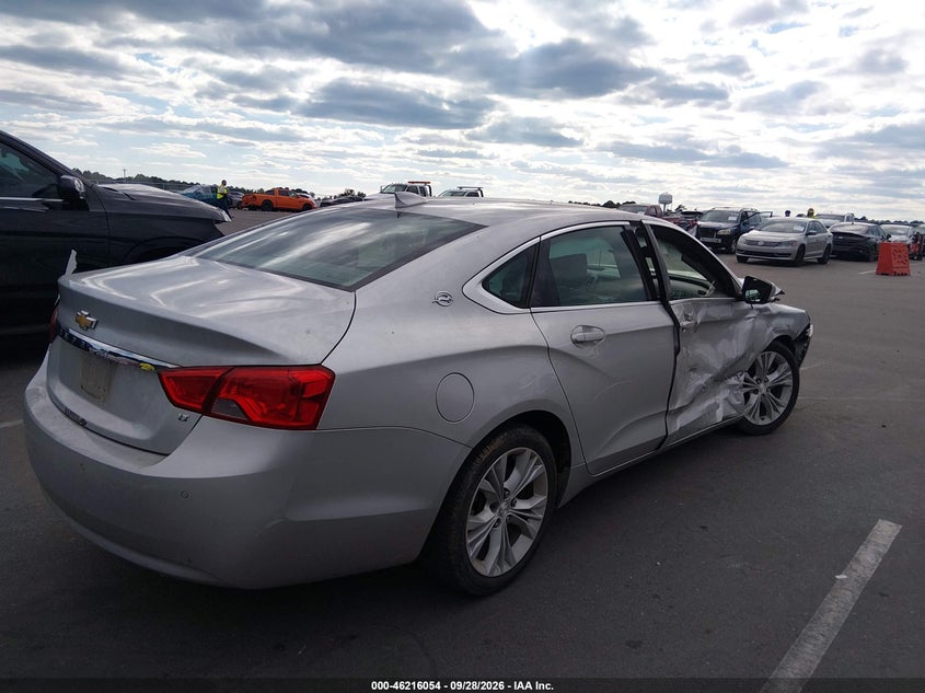 Vin: 2g1125s35f9176925, lot: 46715977, chevrolet impala 2lt 20154