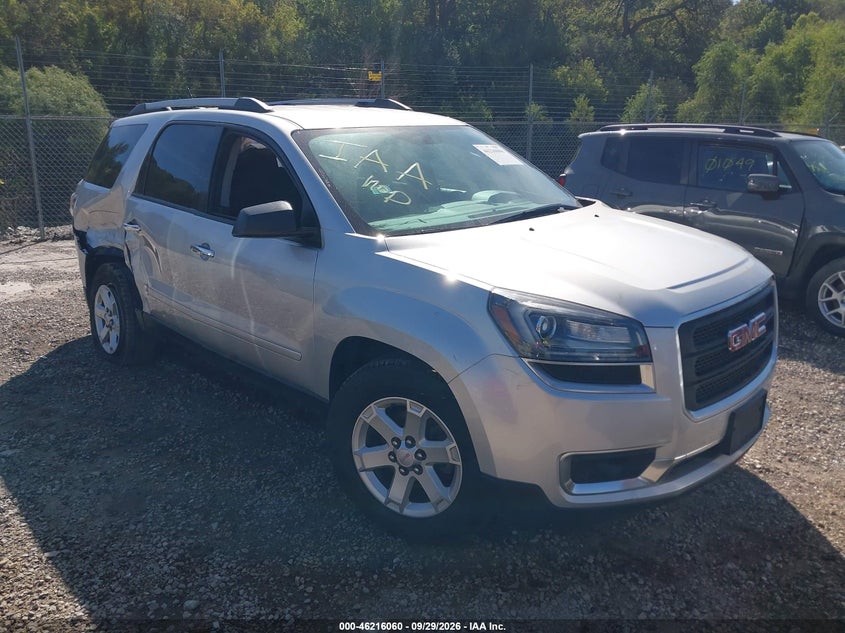 Vin: 1gkkrned3gj318758, lot: 46715983, gmc acadia sle-1 20161
