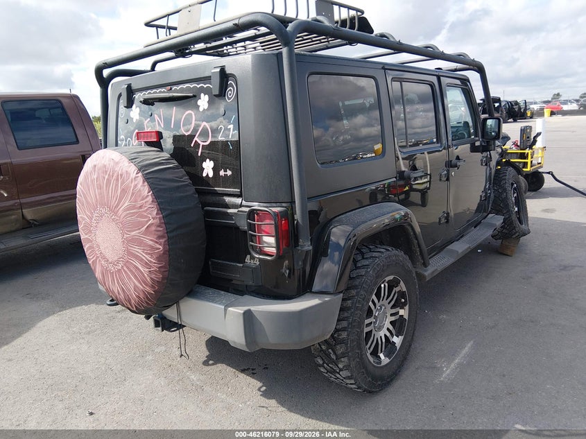 Vin: 1j4ha5h19al122876, lot: 46716002, jeep wrangler unlimited sahara 20104