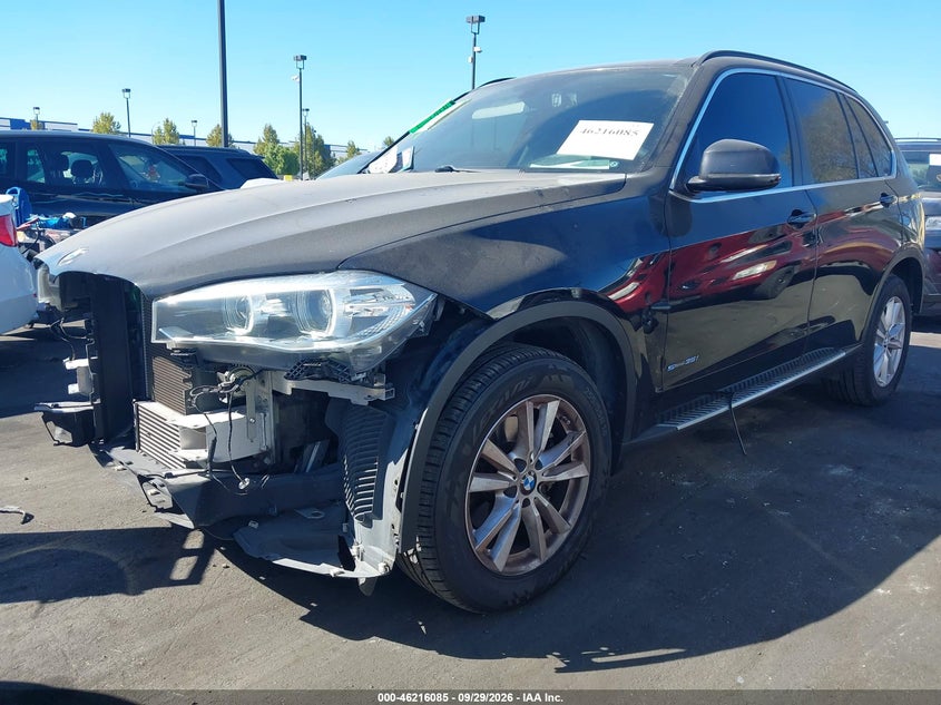 2014 BMW X5 Sdrive35I, Front & Rear, IAAI, VIN 5UXKR2C52E0H31328 — photo 2