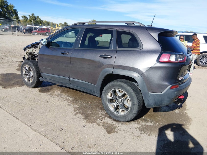 Vin: 1c4pjmbn1kd207651, lot: 46716062, jeep cherokee trailhawk 4x4 20193