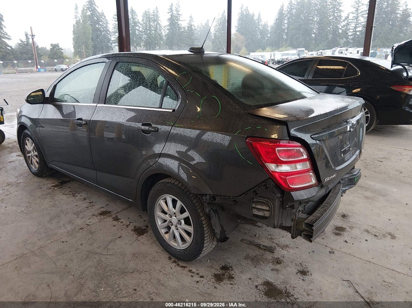 Vin: 1g1jd5sg2h4155548, lot: 46716138, chevrolet sonic lt auto 20173
