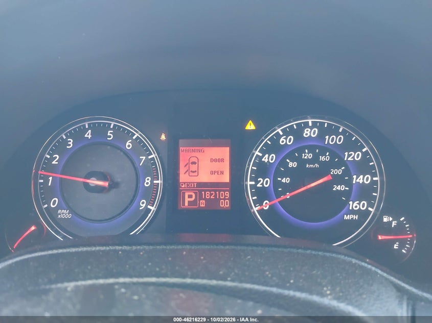 INFINITI G37X 2009 VIN JNKCV61F49M052210